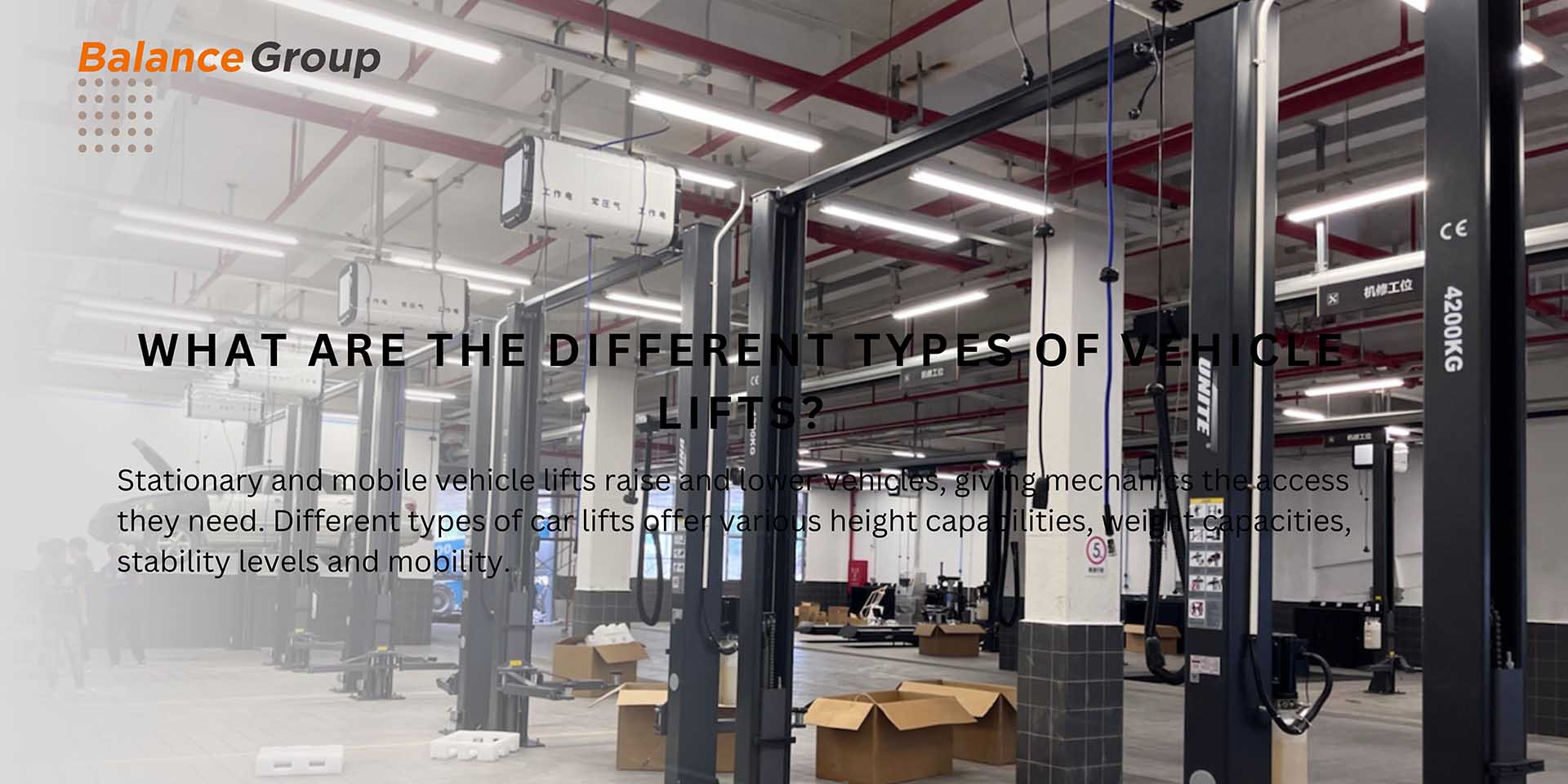 What Are the Different Types of Vehicle Lifts