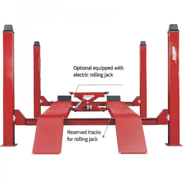 4.0 T Capacity U-F40 Four Post Vehicle Lift