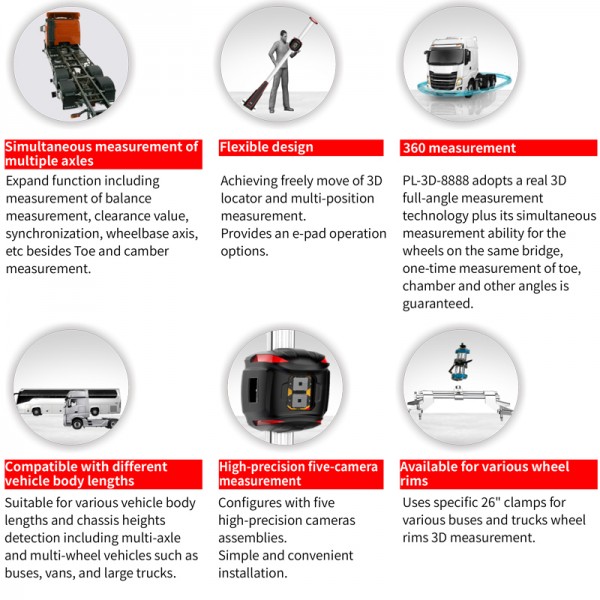 PL-3D-8888 Wheel Alignment Machine