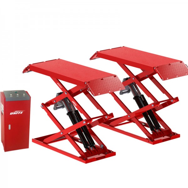 U-B40AY Ultra-Thin No-Ditch Pneumatic Car Lift