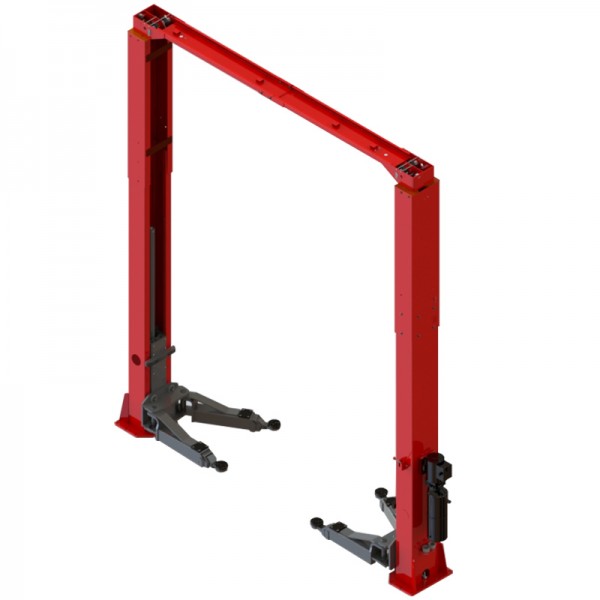 U-T50MSB Arch Type Clear Floor 5t Capacity Two Post Vehicle Lift