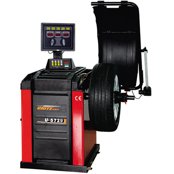 U-5729 self-calibrating computer wheel balancer