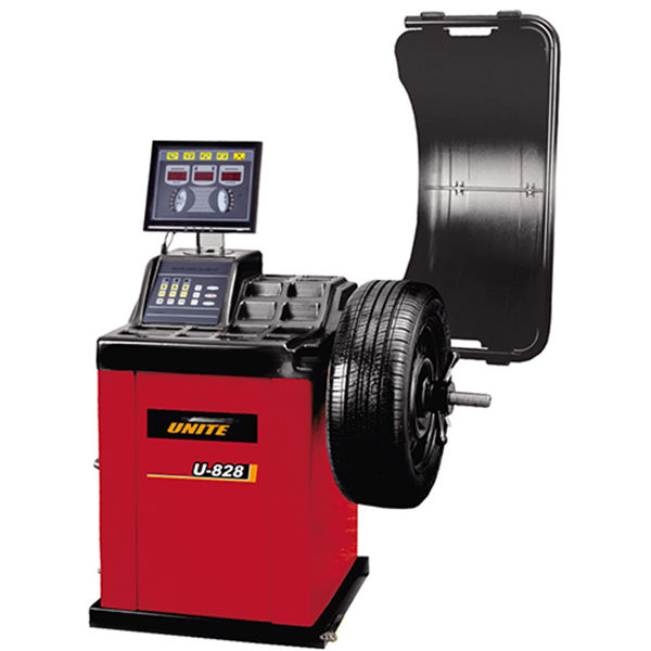 U-828 self-calibrating computer wheel balancer