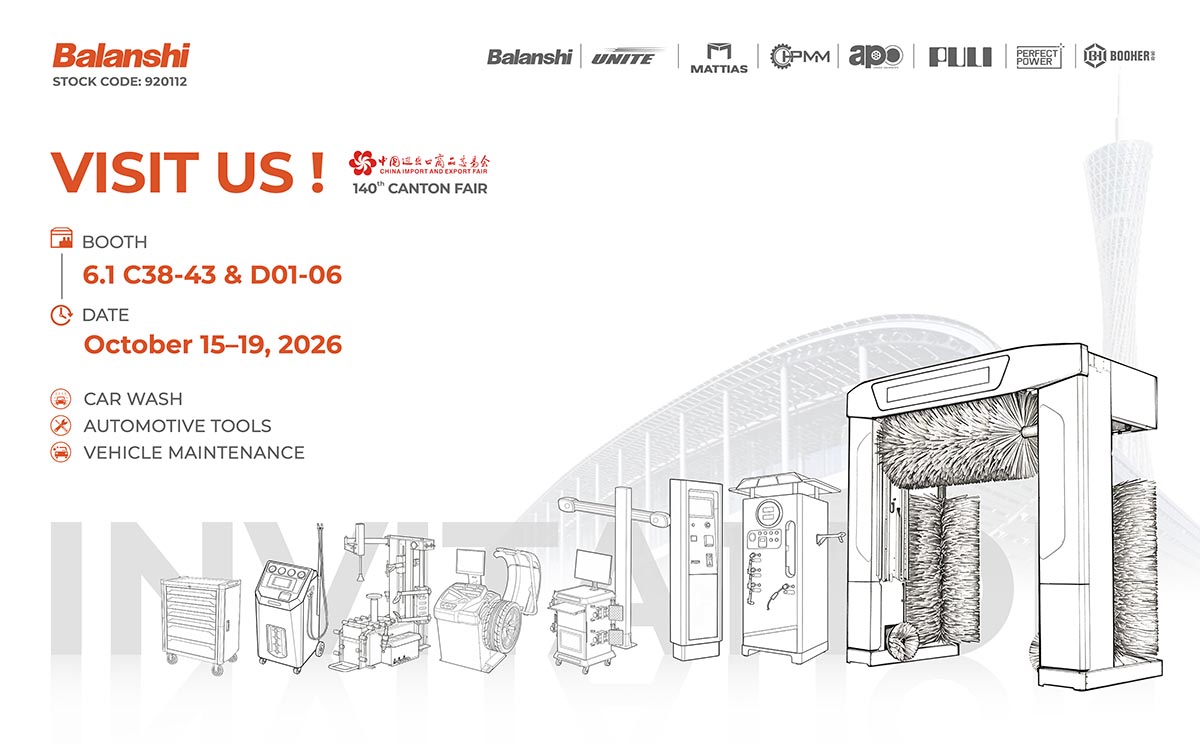 Balanshi at the 140th Canton Fair: Reliable Equipment for the Modern Service Bay 1 Balanshi at%20the 140th Canton Fair Main Stand
