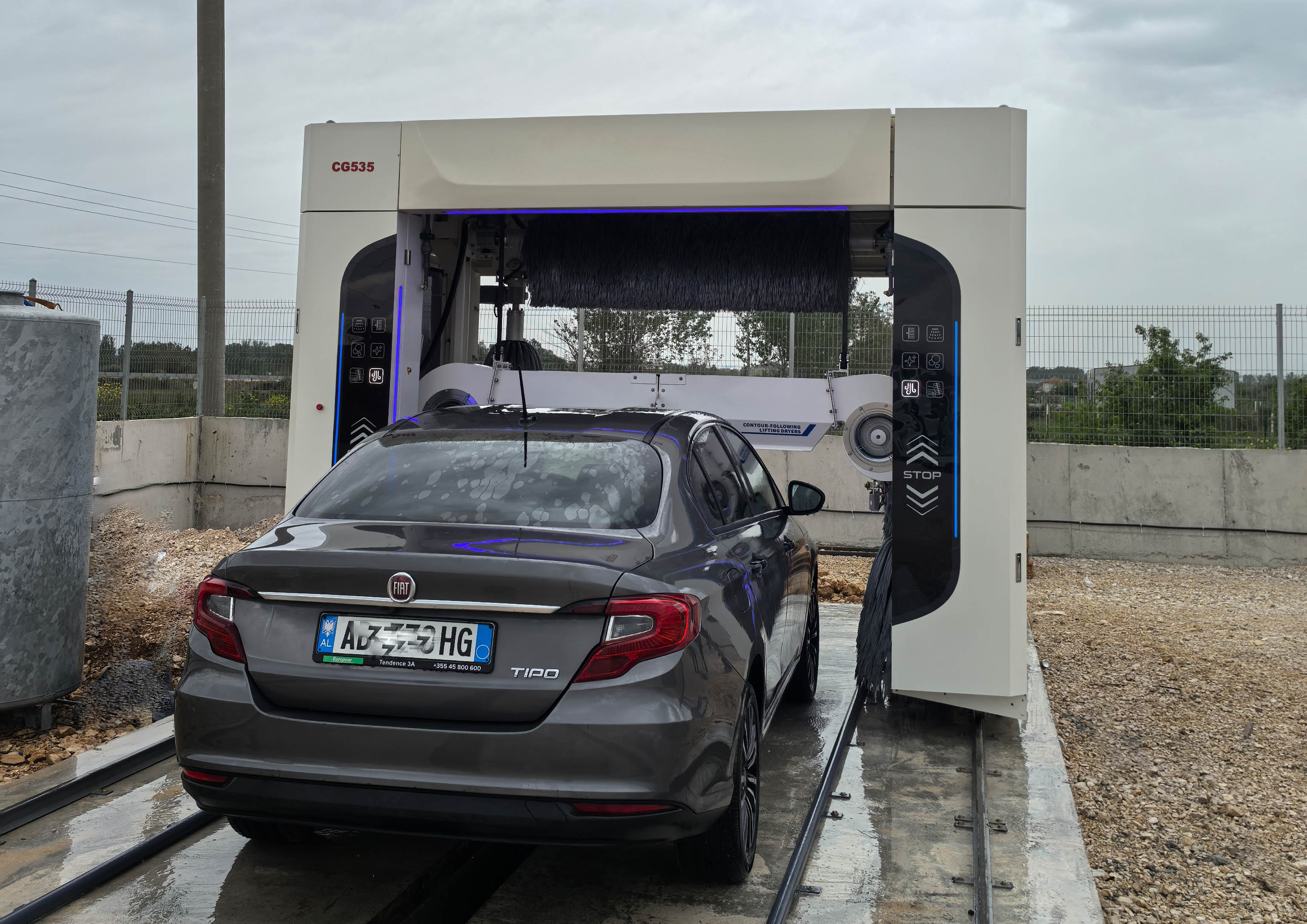 Case study- Albanian petrol station chooses to install M-LM535 gantry automatic car washer