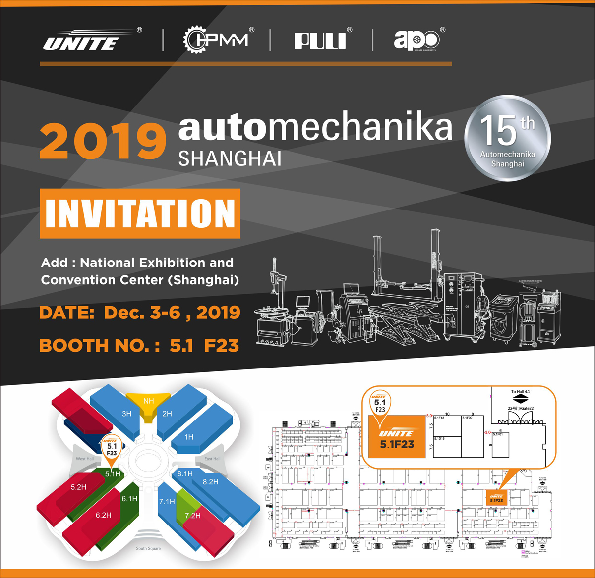 Invitation for Automechanika Shanghai 2019